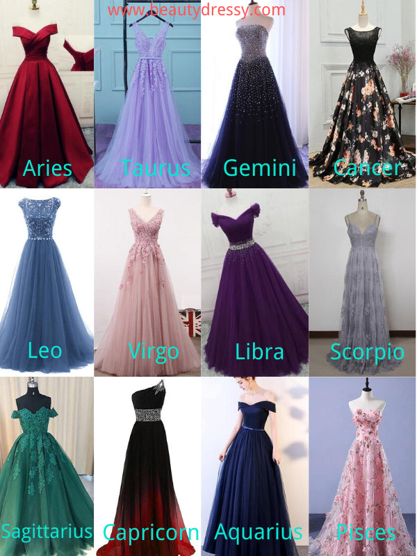 Find Your Prom Dress According to Zodiac Signs