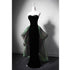 Black Mermaid Velvet Sweetheart Long Party Dress, Black Evening Dress Prom Dress