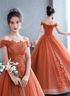 Off Shoulder Tulle with Lace Sweetheart Long Formal Dress, Sweet 16 Dresses