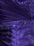 Purple Strapless Sequined Tiered Short Party Dress, Cute Purple Knee Length Homecoming Dress