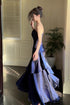 Navy Blue Mermaid Sweetheart Straps Long Formal Dress, Navy Blue Sweetheart Prom Dress