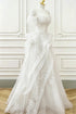 White A-line Off Shoulder Floor Length Prom Dress, Sweetheart Tulle Long Evening Dress Party Dress