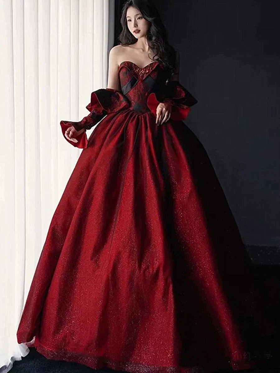 black and red long sleeve dress Social Collision & Lace Twofer Long-Sleeve this Adrianna Papell dress is a must Red/Black Lace & Satin Sheer