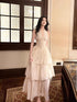 White Halter A-line Layers Chic Long Party Dress, White Satin Prom Dress Evening Dress