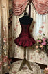 Wine Red Ruched Strapless Short Party Dress with Beaded Florals, Wine Red Mini Dress