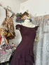 Off Shoulder Marron Layered Ruffle Chiffon Mini Dress Homecoming Dress, Cute Short Evening Party Cocktail Dress