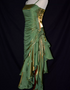 Charming Mermaid High Low Satin Straps Party Dress, Lovely Style Prom Dress