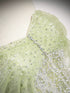 A-line Light Green Tulle Beaded Sweetheart Party Dress, Light Green Long Prom Dress