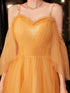 A-line Tulle Beaded Straps Sweetheart Party Dress, Tulle Short Homecoming Dress