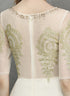Champagne Knee Length Tulle with Lace Party Dress, Short Homecoming Dress