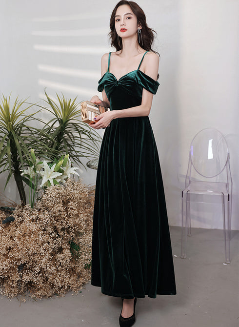 Wine Red Velvet Simple Sweetheart Off Shoulder Party Dress, Wine Red Velvet Prom Dress