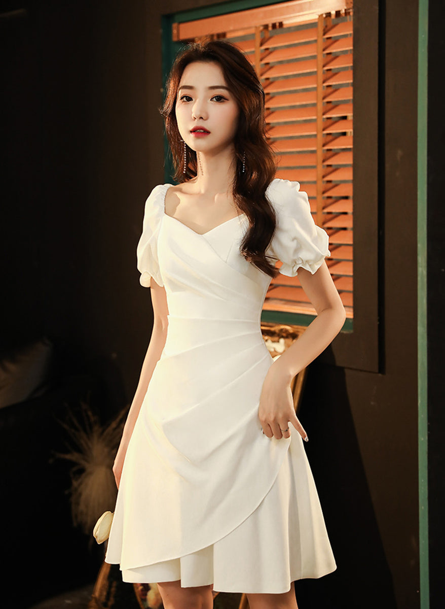 cotton a line maxi dress Flowy Cotton-Silk Empire Waist A-Line Chantilly White / S while tasseled cords at US016 Production Time:3 Days 👗 How to lace