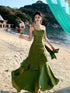 Lovely Green Satin Mermaid Party Dress, Green Satin Sweetheart Prom Dress Evening Dress