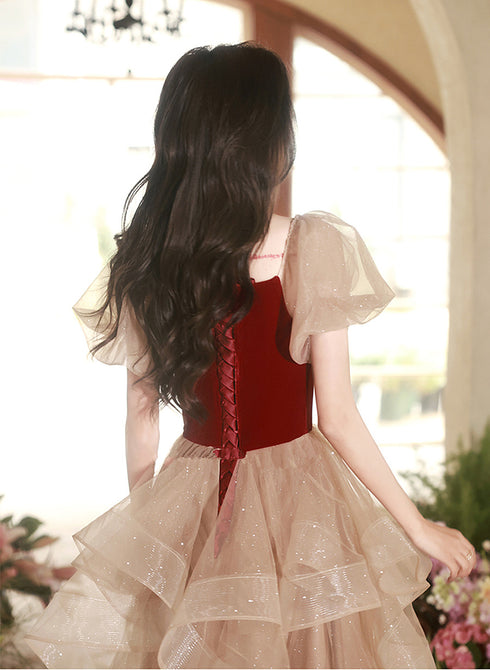 Lovely Short Sweetheart Beaded Party Dress, Cute Short Graduation Dress