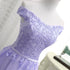 Beautiful Light Purple Short Bridesmaid Dress , Tulle with Lace New Formal Dresses