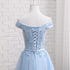 Beautiful Light Blue Party Dress, Charming Blue Bridesmaid Dress , Party Dress