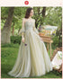 Light Green Fairy Prom Dress Green Color, Green Tulle Long Wedding Party Dress