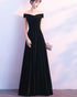 Charming Black Long Bridesmaid Dress, Elegant Formal Gown, Prom Dress