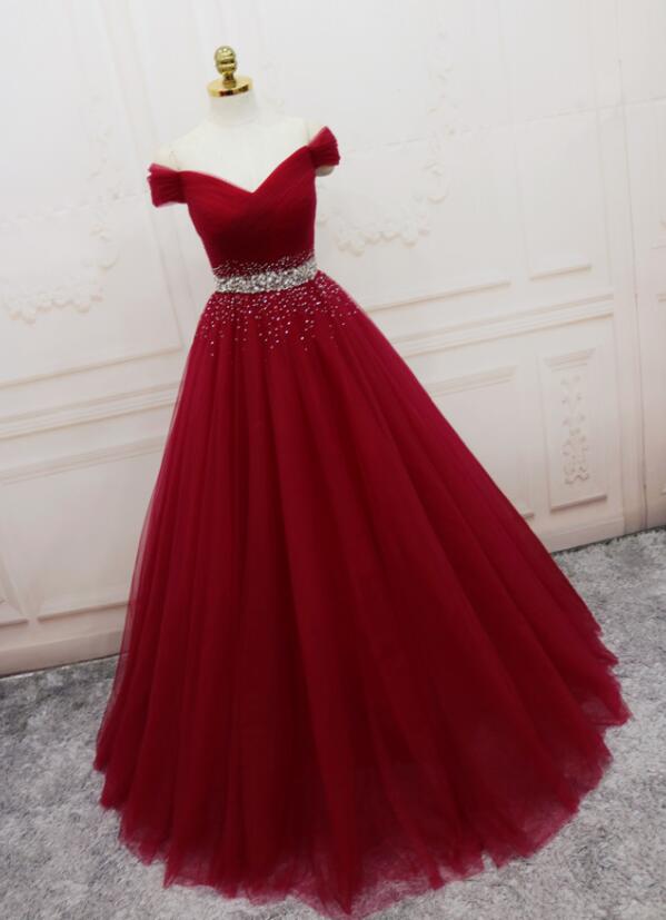wine red off the shoulder prom dress Wine Red Short Velvet Evening Dresses, Off Shoulder Prom Dresses Bride   classygown