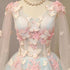 Beautiful Light Blue Long Formal Dress Party Dresses, Unique Blue Prom Dress Gown