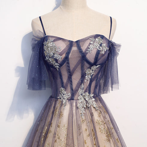 Beautiful Gradient Pink Sweetheart Floor Length Party Dresses, A-line Gradient Long Prom Dresses