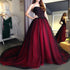Black and Red Beaded Lace Tulle Long Evening Dress Prom Dress, Long Wedding Party Dresses