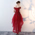Cute Off Shoulder High Low Homecoming Dress, Fashion Short Party Dress