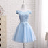 Beautiful Light Blue Party Dress, Charming Blue Bridesmaid Dress , Party Dress