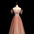 Beautiful Pink Gradient Beaded Sweetheart Party Dress, Pink Gradient Evening Party Dresses