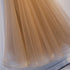 Lovely Champagne Tulle with Lace Long Formal Dress, Champagne Prom Dress