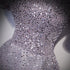 Beautiful Light Purple Sequins Short Sleeves Party Dress, Purple Formal Dresses