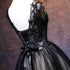 Adorable Black V-neckline Lace and Tulle Party Dress, Short Prom Dress