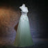 Beautiful Light Green Tulle Long Party Dress, A-line Floor Length Prom Dress