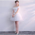 Beautiful White Tulle Short Homecoming Dress, White Party Dress Prom Dresses