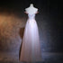Beautiful Light Pink Sweetheart Off Shoulder Party Dress, Long Prom Dress