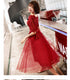 Wine Red Short Sleeves Lace and Tulle Lovely Homecoming Dress, Wine Red Prom Dress Party Dress