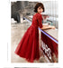 Wine Red Short Sleeves Lace and Tulle Lovely Homecoming Dress, Wine Red Prom Dress Party Dress