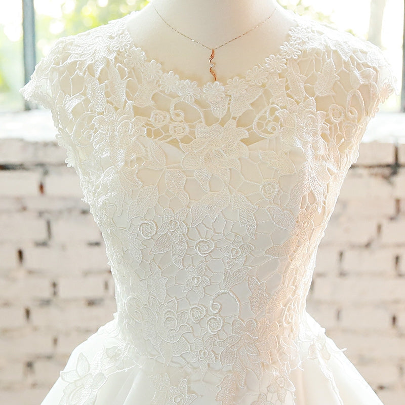 Simple White Cute Lace Short Graduation Dress, Lovely Party Dresses US size 26W / White Simple White Cute Lace Short Graduation Dress, Lovely Party Dresses US size 26W / White