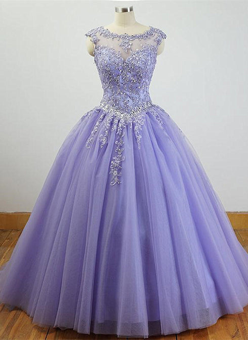 Charming Formal Dress , Beautiful Quinceanera Dresses with Appliques
