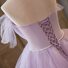 Purple Tulle Ball Gown With Butterflies,Sweet 16 Dress,Purple Princess Dress Y2270