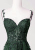 7400142 Green Lace Top Dress