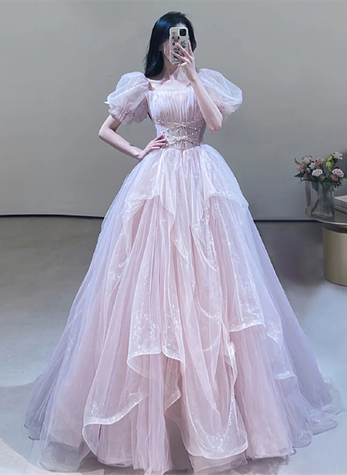 Truly Pink Gathered Dress main image 0