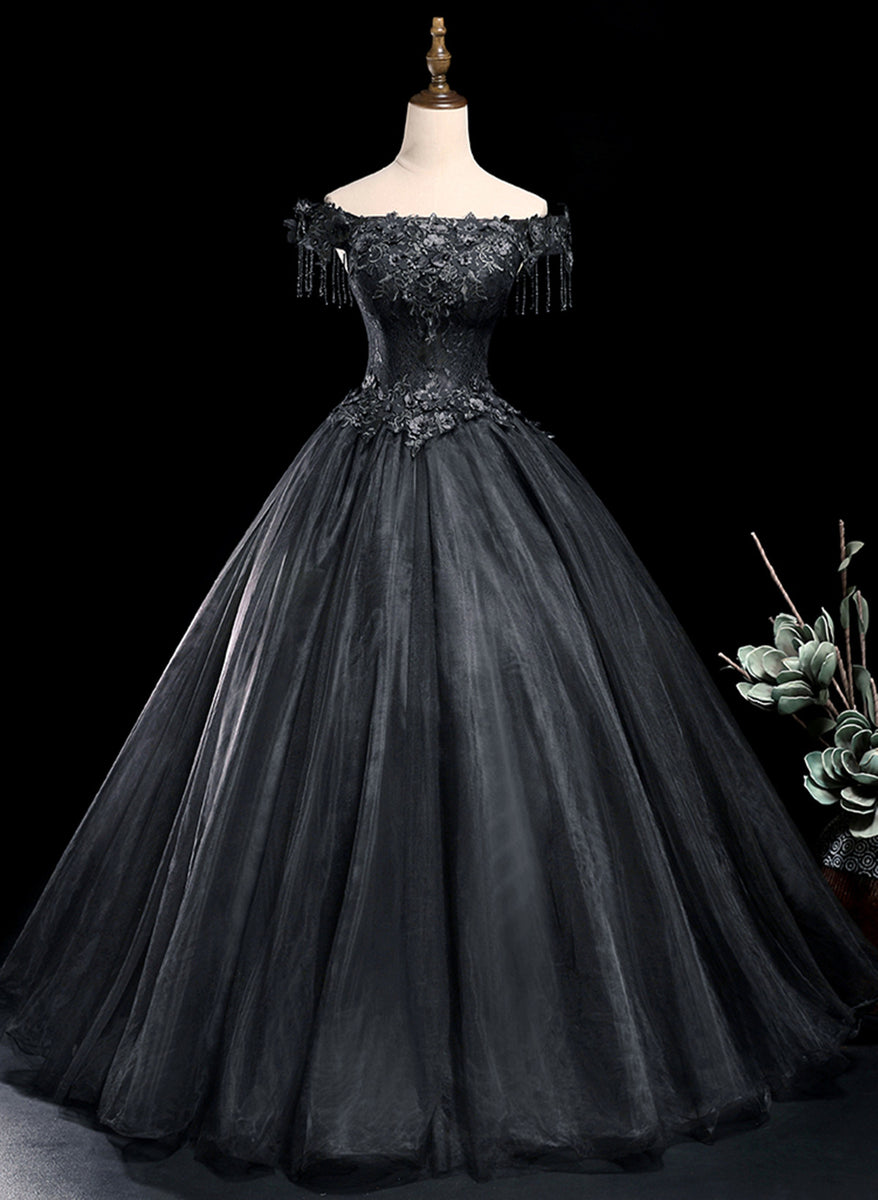 Audrey Tulle Dress Black