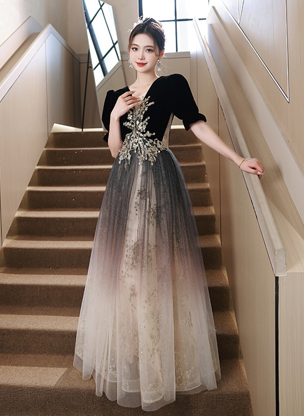 Gradient Prom Dress  BeautyDressy