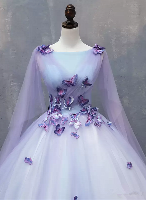 9216 Lavender Shimmer Tulle Dress