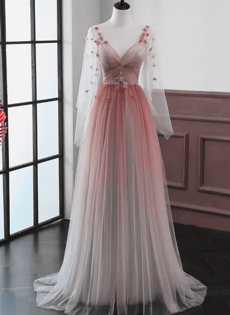 gradient formal dress Clarisse Pleated Maxi Dress - Polka Dot main image 1