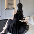 Halter Chiffon Short Dresses With Pocket Mulberry Plus Size main image 1
